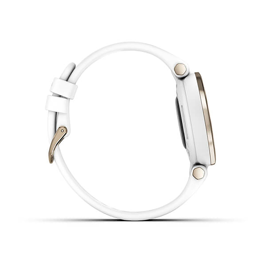 Garmin Lily Silicone White Strap Full Color Display Dial Watch - 010-02384-10