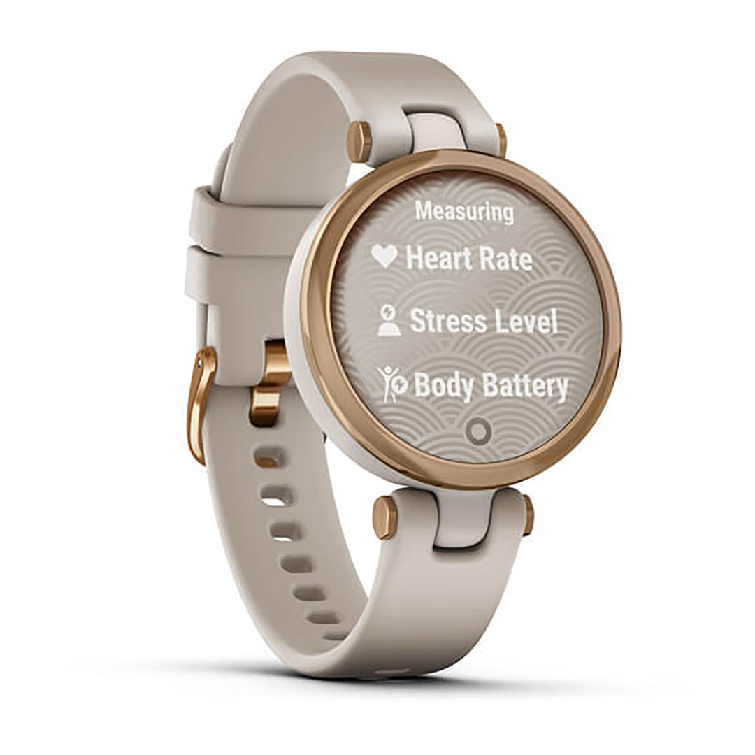 Garmin Lily Silicone Lightsand Strap Full Color Display Dial Watch - 010-02384-11
