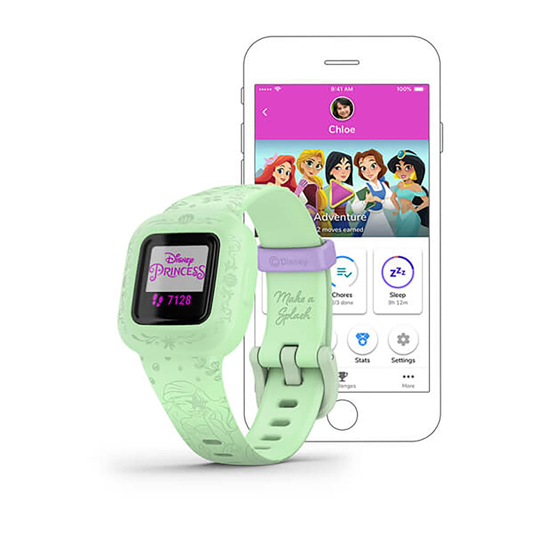 Garmin Vivofit Jr. 3 Silicone Purple Strap Full Color Display Dial Watch - 010-02441-13