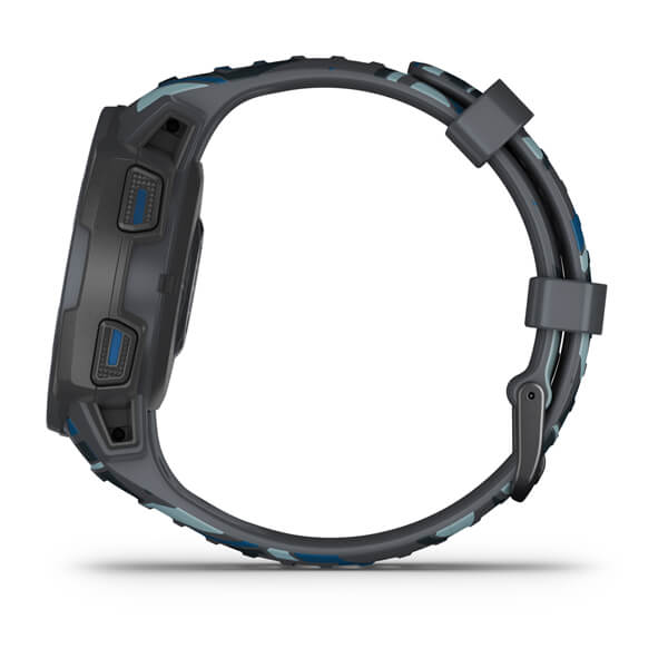 Garmin Instinct Solar Tactical Edition Silicone Pipeline Strap Full Color Display Dial Watch - 010-02293-07