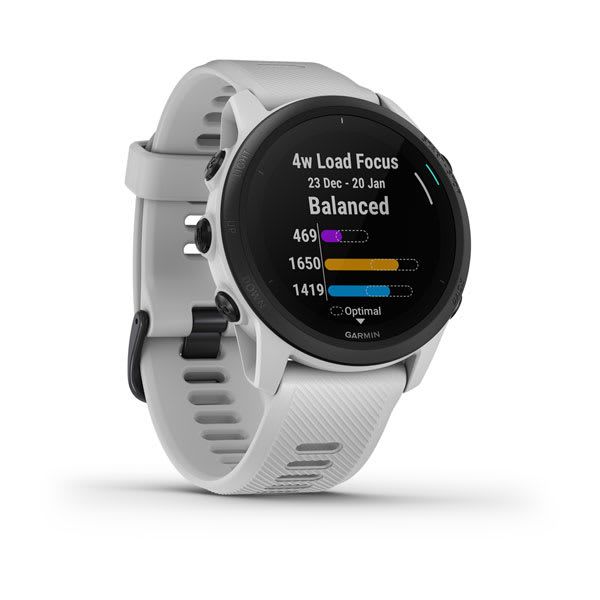 Garmin Forerunner 745 Silicone White Strap Full Color Display Dial Watch - 010-02445-13