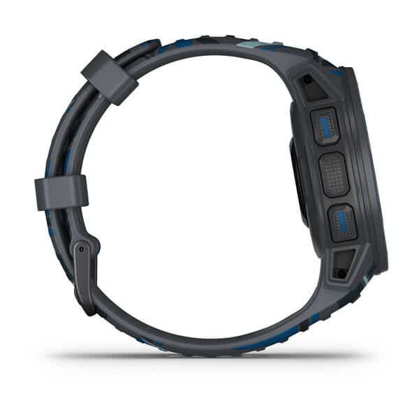 Garmin Instinct Solar Tactical Edition Silicone Pipeline Strap Full Color Display Dial Watch - 010-02293-07