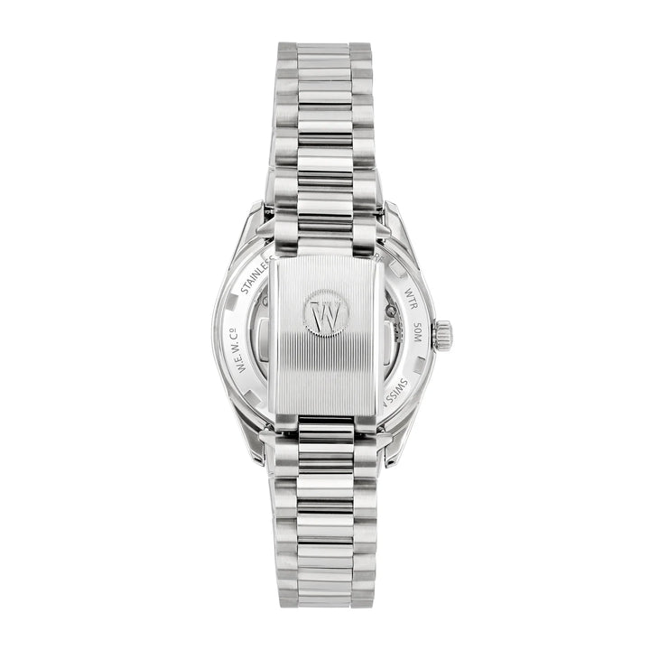 West End Women's Silver Tone Case Green Dial Automatic Watch