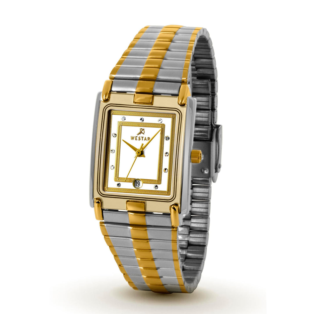 Westar Executive Unisex Watch - White Dial  - 8920CBN101