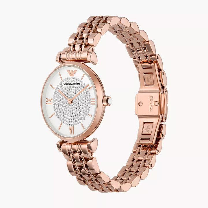 EMPORIO ARMANI Women's Gianni T-Bar Fashion Quartz Watch