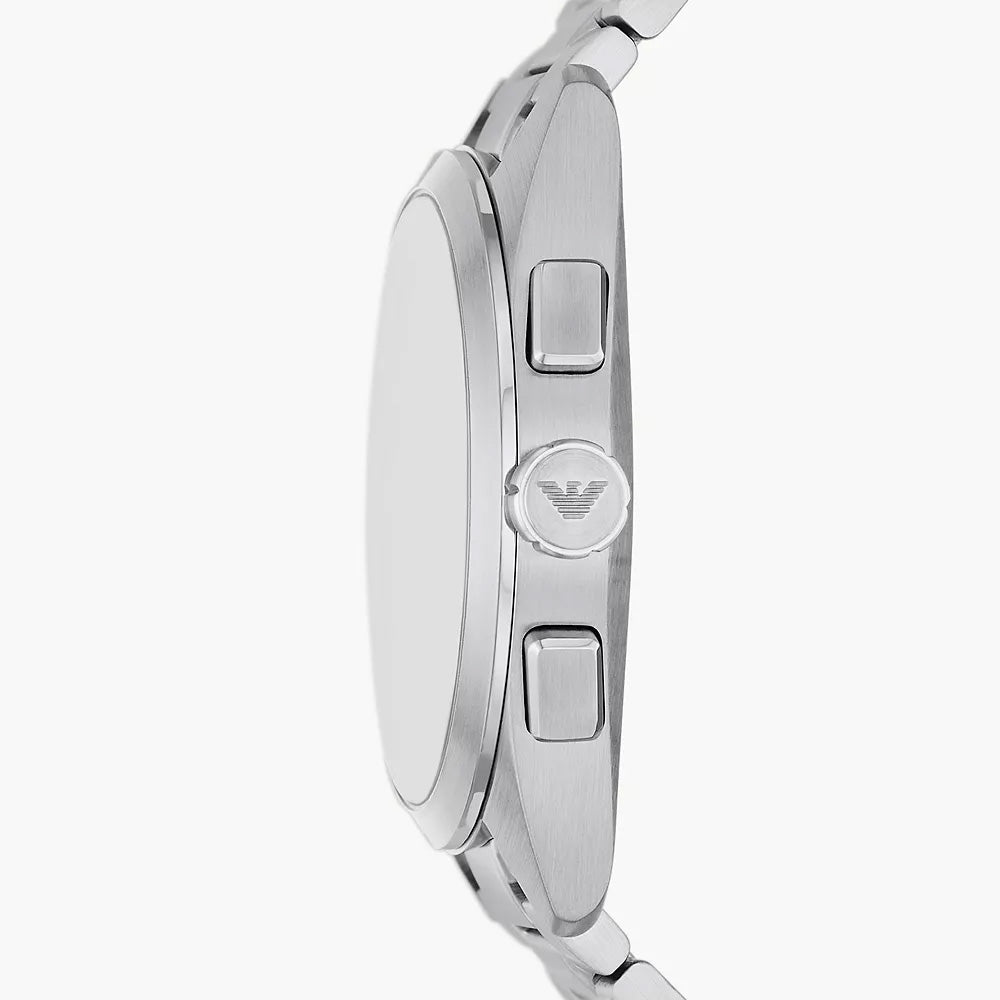 EMPORIO ARMANI CHRONOGRAPH STAINLESS STEEL WATCH