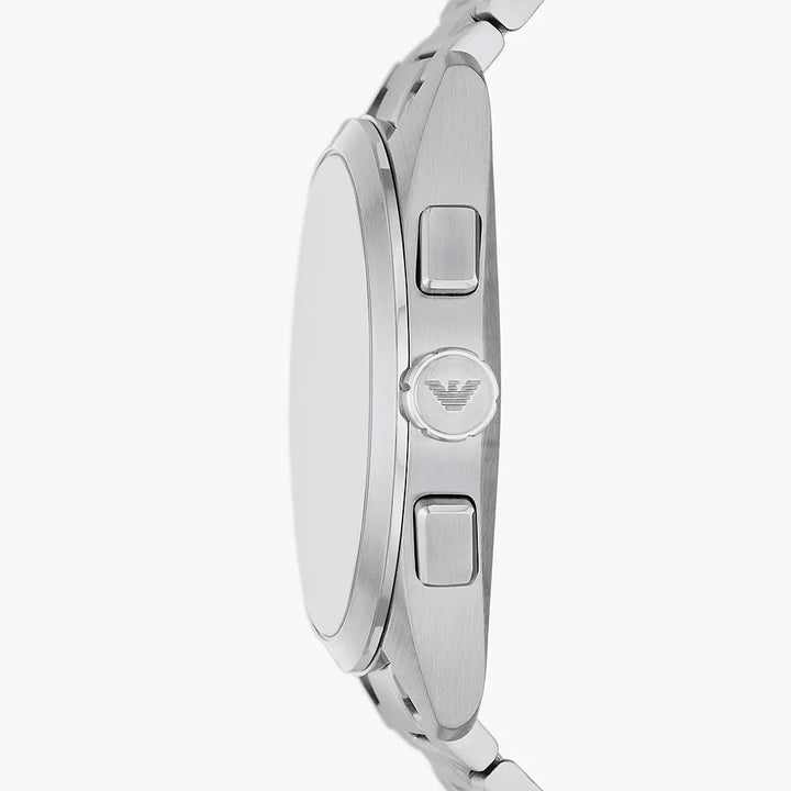EMPORIO ARMANI CHRONOGRAPH STAINLESS STEEL WATCH
