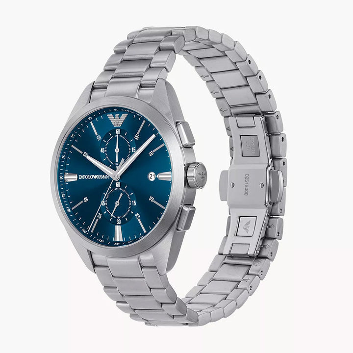 EMPORIO ARMANI CHRONOGRAPH STAINLESS STEEL WATCH