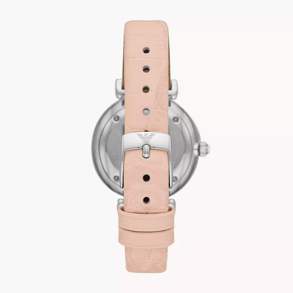 EMPORIO ARMANI GIANNI T-BAR WOMEN'S PRO-PLANET LEATHER WATCH