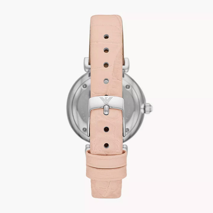 EMPORIO ARMANI GIANNI T-BAR WOMEN'S PRO-PLANET LEATHER WATCH