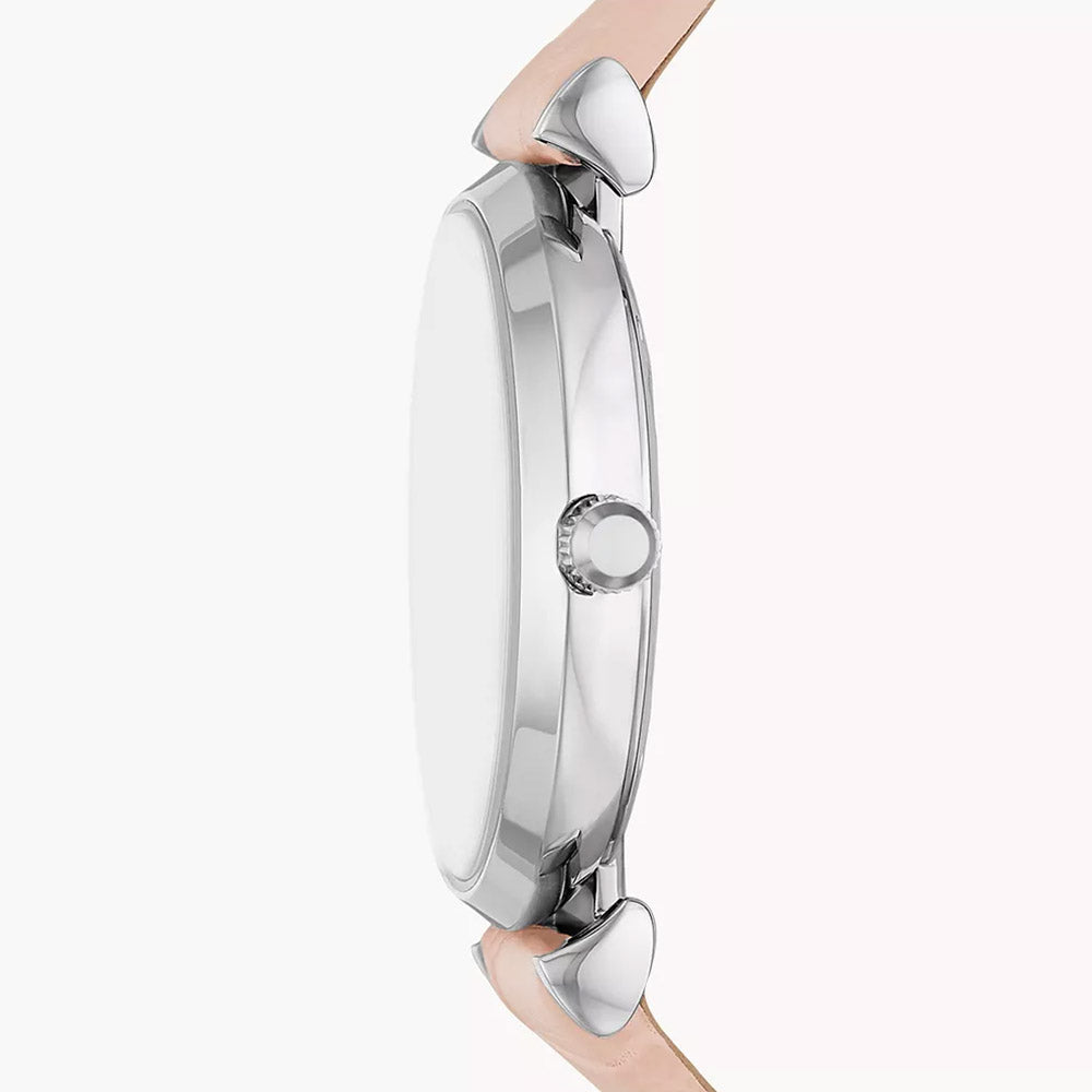 EMPORIO ARMANI GIANNI T-BAR WOMEN'S PRO-PLANET LEATHER WATCH