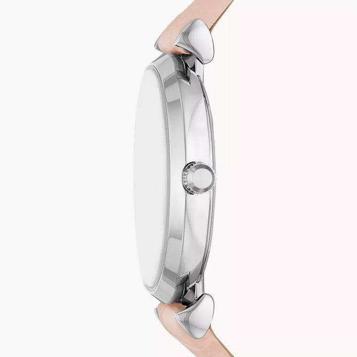 EMPORIO ARMANI GIANNI T-BAR WOMEN'S PRO-PLANET LEATHER WATCH