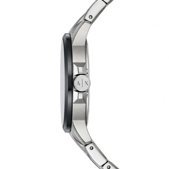 Armani Exchange Hampton Chronograph Grey Dial Silver Men&