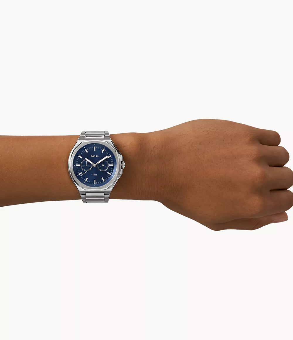 Fossil Evanston Multifunction Stainless Steel Men&