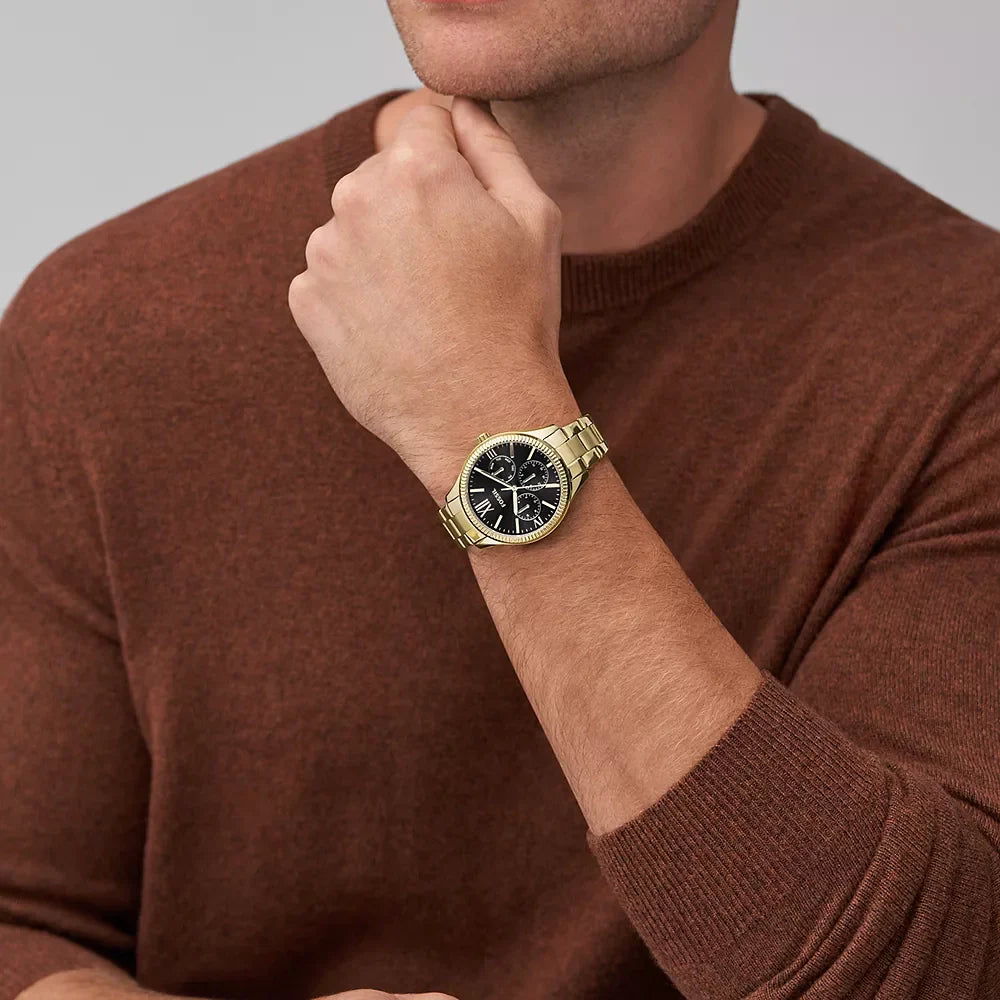 Fossil Rye Stainless Steel Couple Set Watches