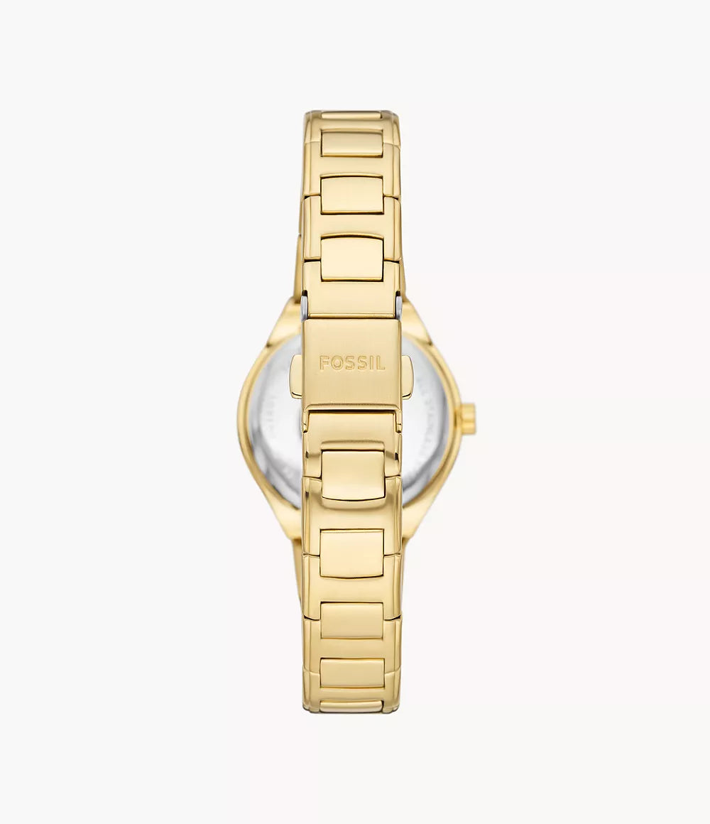 Fossil Eevie Gold Stainless Steel Women&