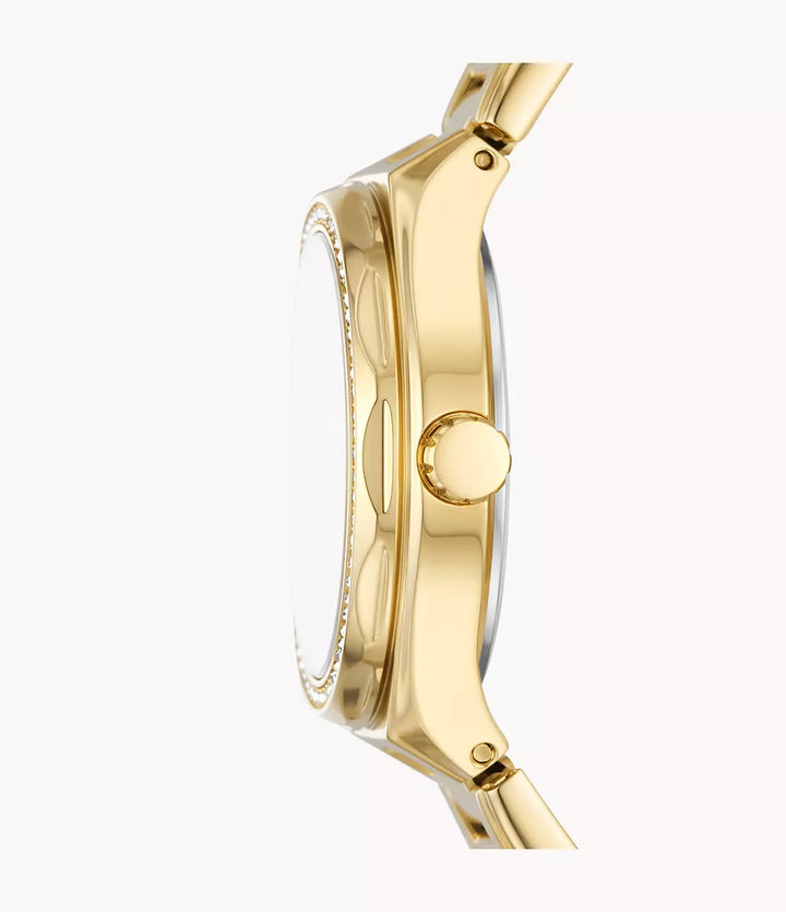 Fossil Eevie Gold Stainless Steel Women&
