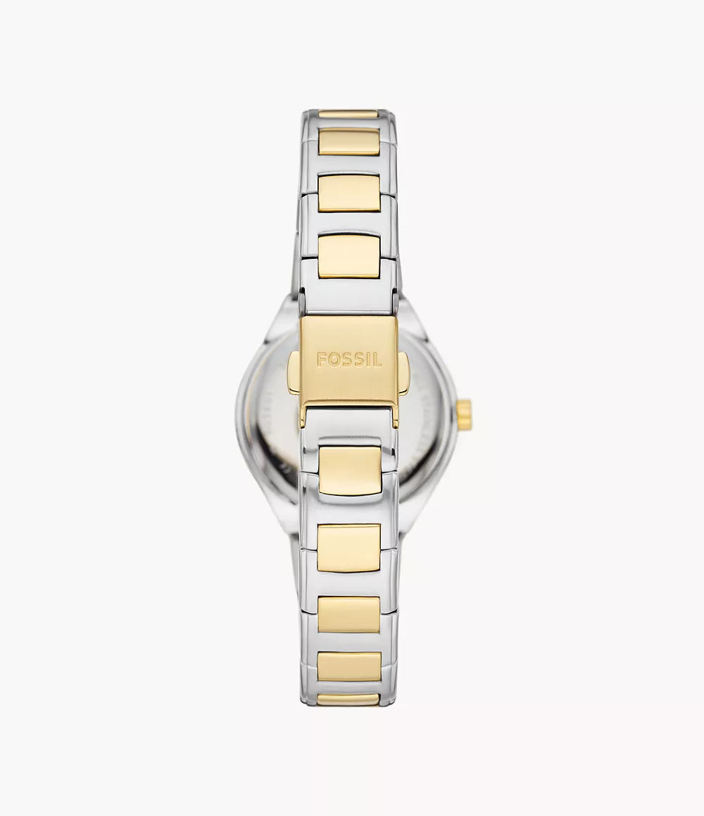 Fossil Eevie Silver Stainless Steel Women&