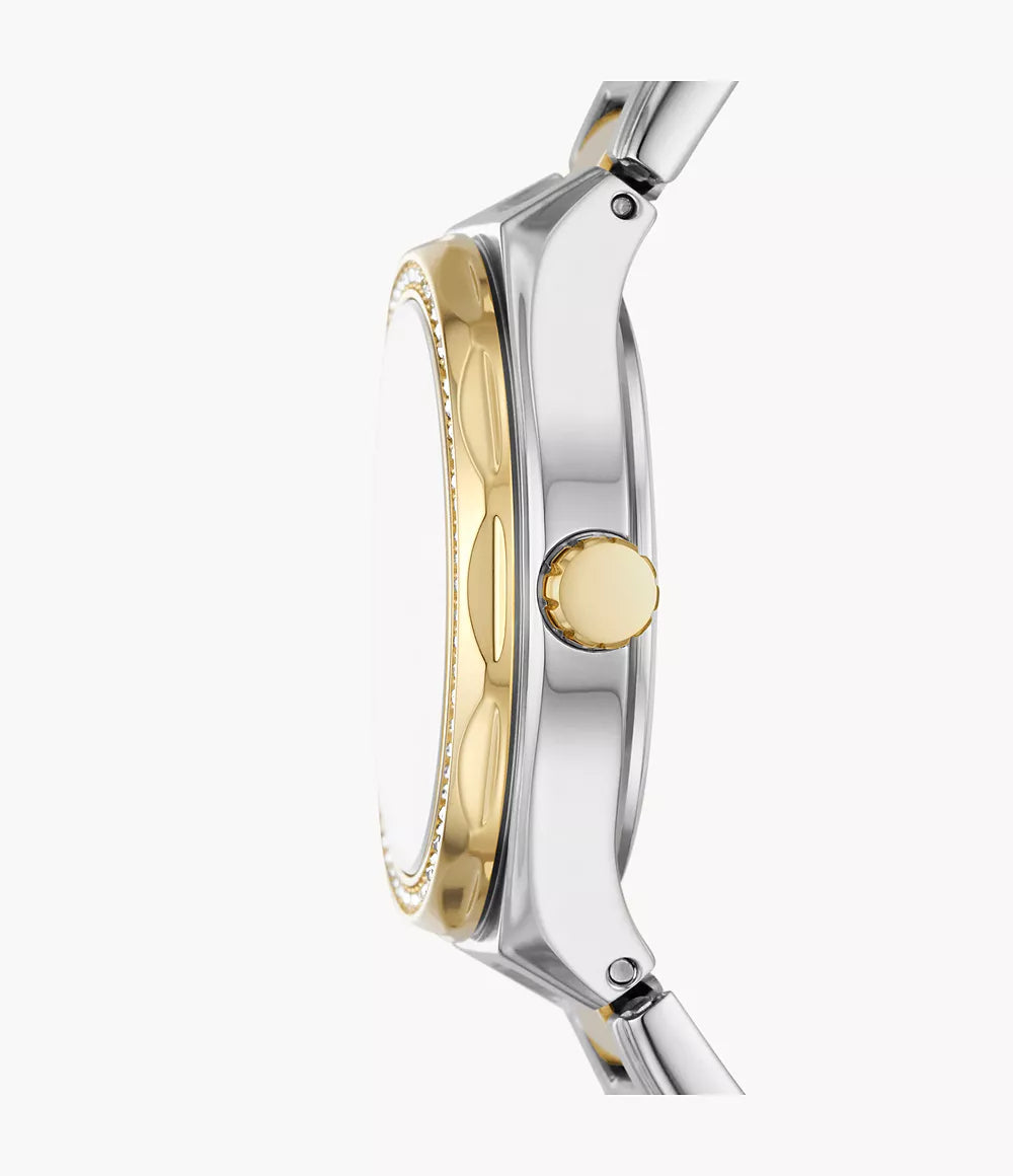 Fossil Eevie Silver Stainless Steel Women&