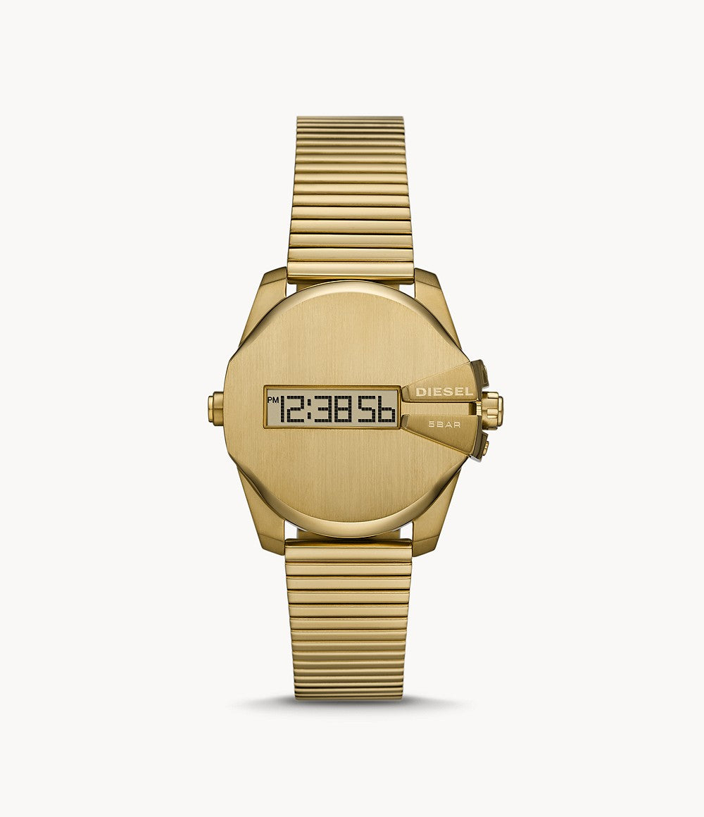 DIESEL LI DIGITAL WATCH 0 JWL GP METAL BRACELET