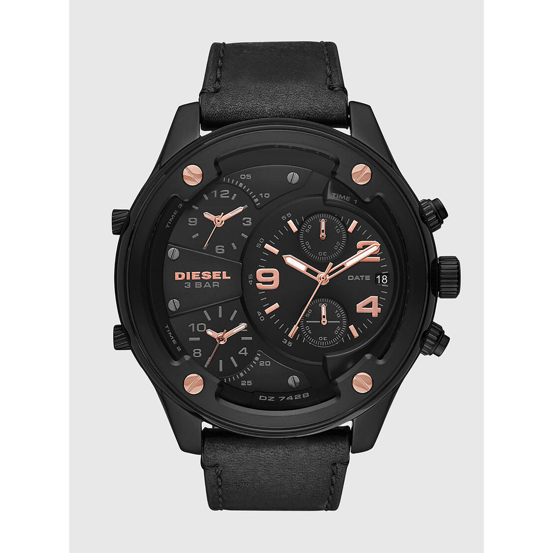 ANALOG WATCH SS LEATHER STRAP