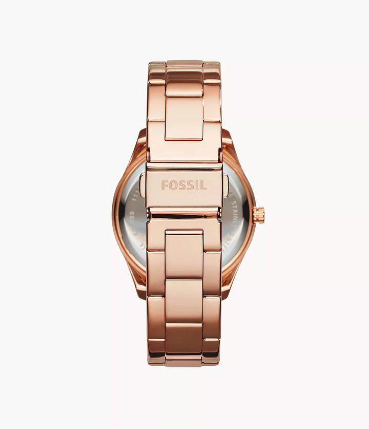 Fossil Stella Quartz Stainless Steel Multifunction Women's Watch - ES3590