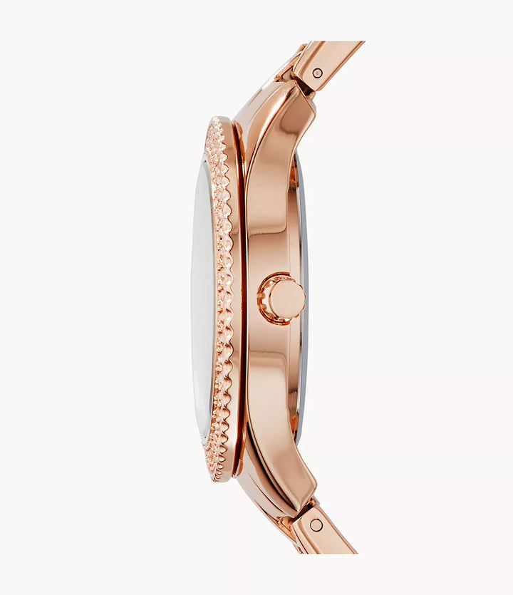 Fossil Stella Quartz Stainless Steel Multifunction Women's Watch - ES3590