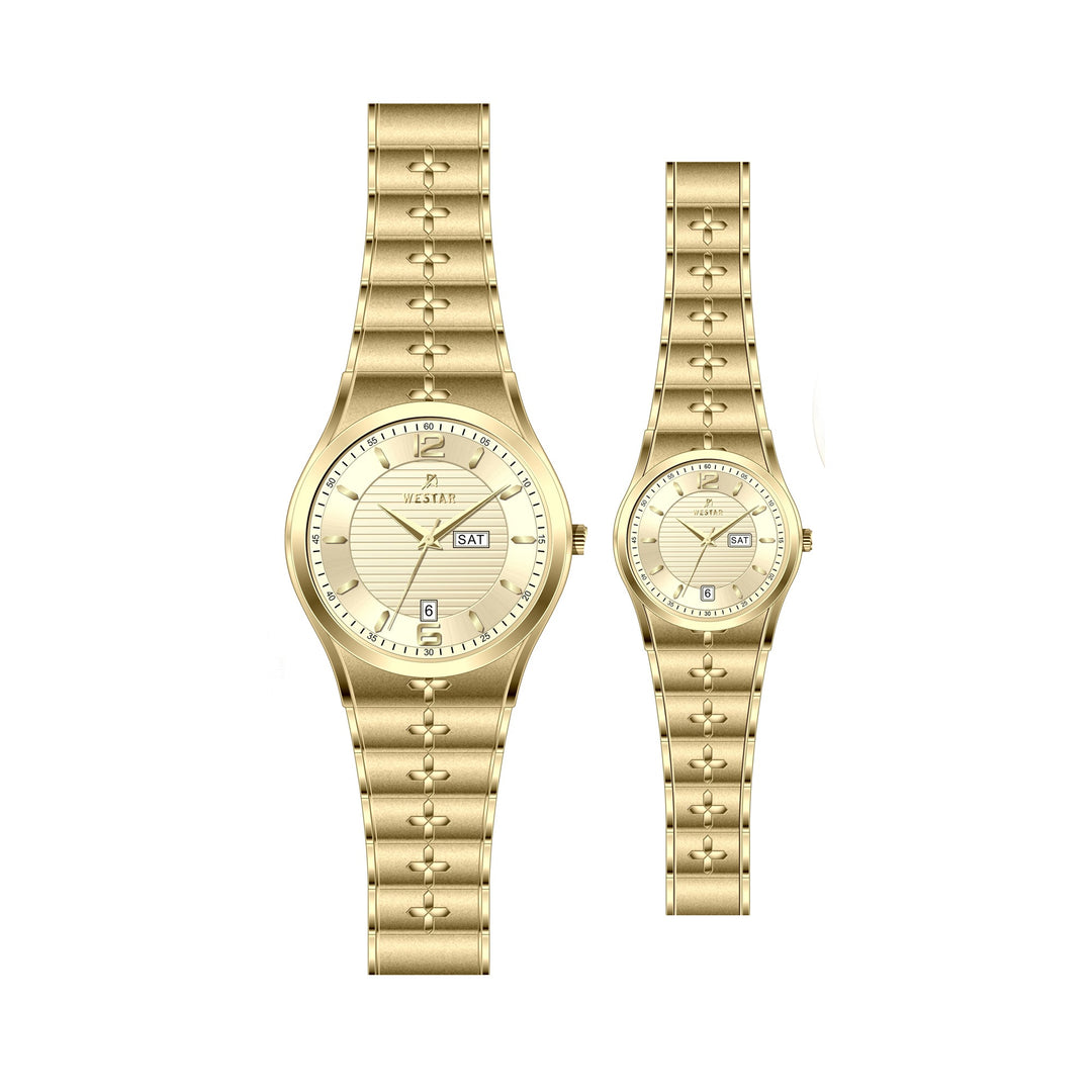 Westar Couple Watch EX7606GPN102 &amp; EX6606GPN102