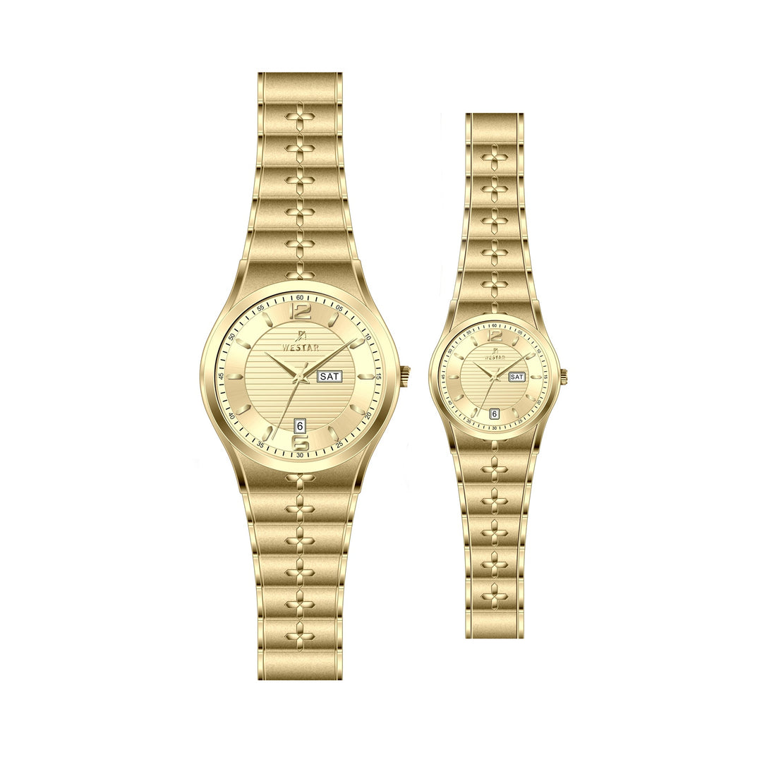 Westar Couple Watch EX7606GPN108 &amp; EX6606GPN108