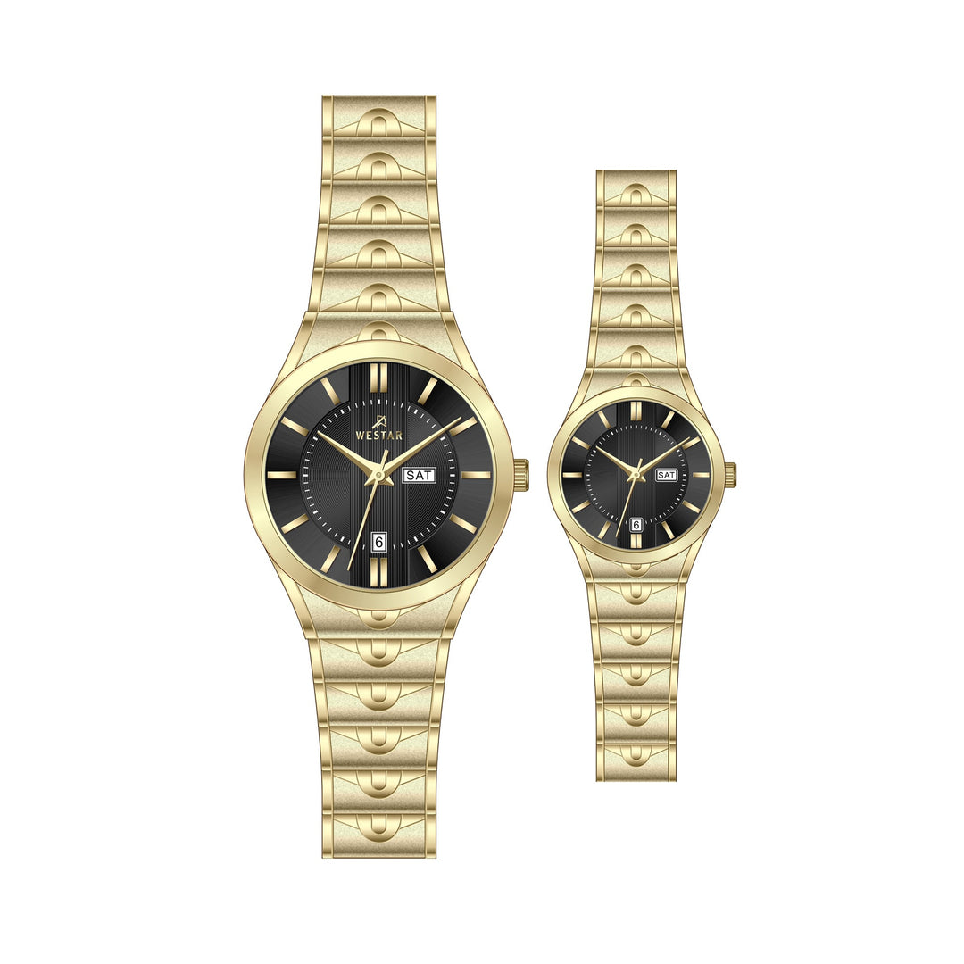 Westar Couple Watch EX7609GPN103 &amp; EX6609GPN103