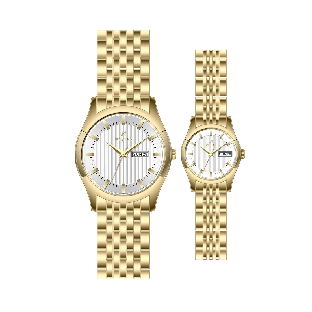 Westar Couple Watch EX7610GPN107 &amp; EX6610GPN107