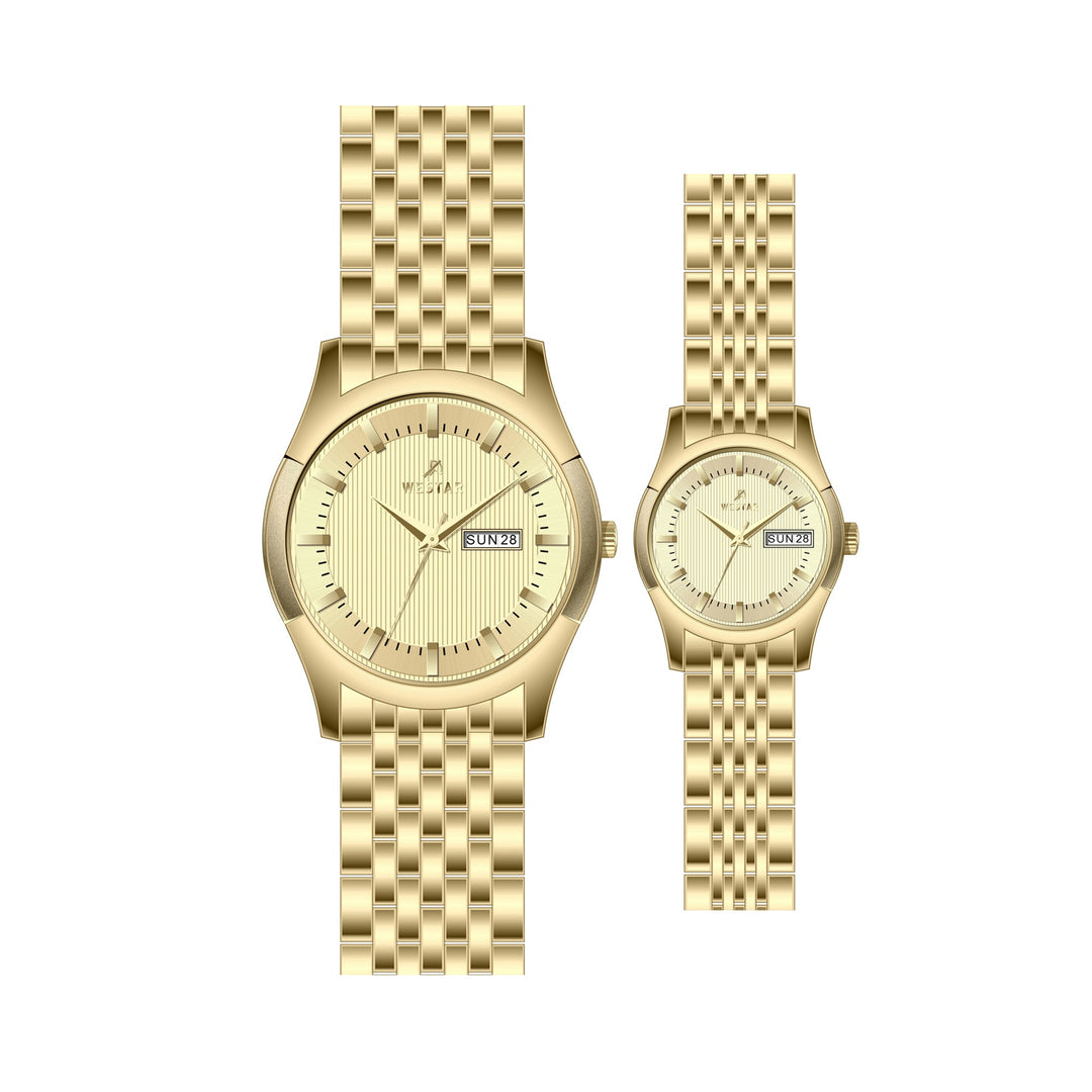 Westar Couple Watch EX7610GPN108 &amp; EX6610GPN108