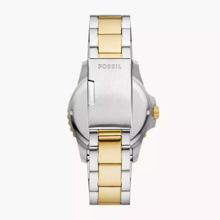 Fossil Blue Dive Three-Hand Date Two-Tone Stainless Steel Watch