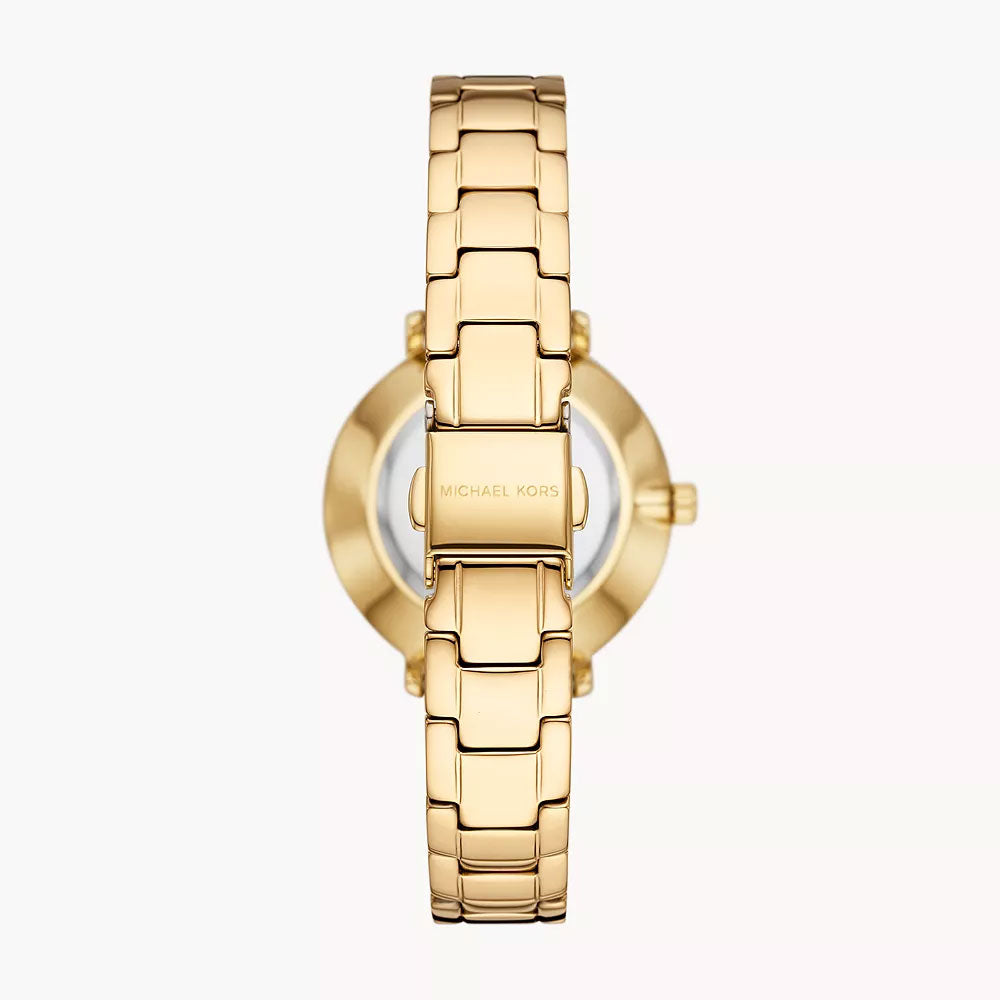 Michael Kors Pyper Two-Hand Gold-Tone Stainless Steel Women&