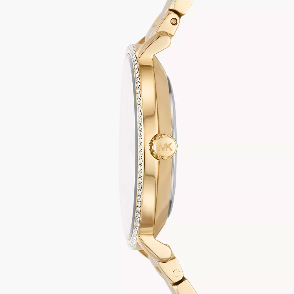 Michael Kors Pyper Two-Hand Gold-Tone Stainless Steel Women&
