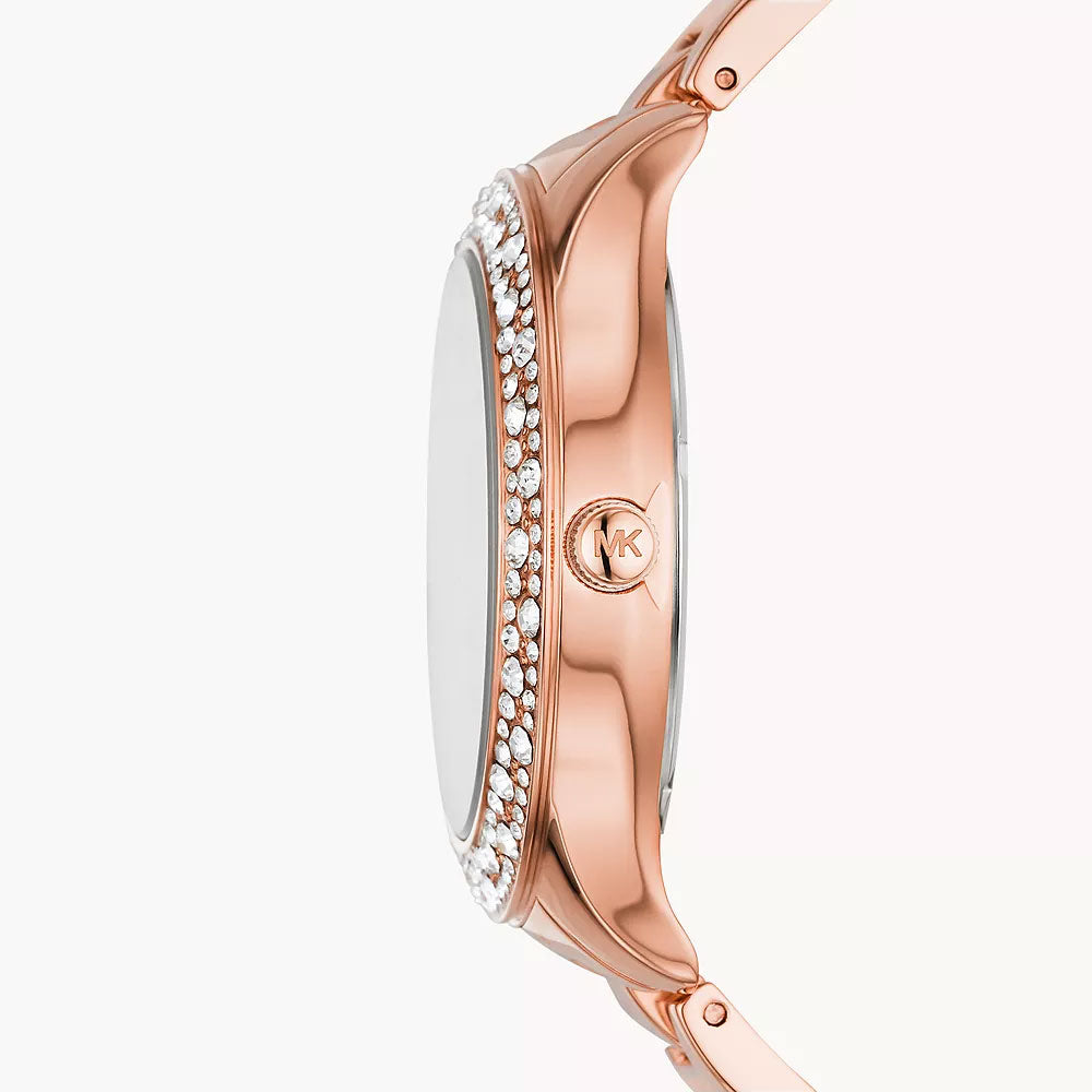 Michael Kors Mother of Pearl Analog Women&