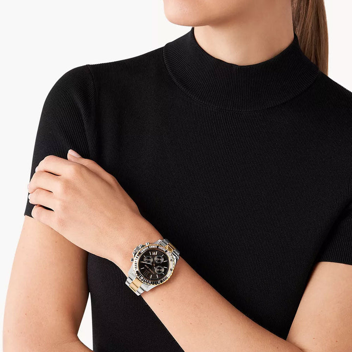 Michael Kors Everest Chronograph Two-Tone Stainless Steel Women&