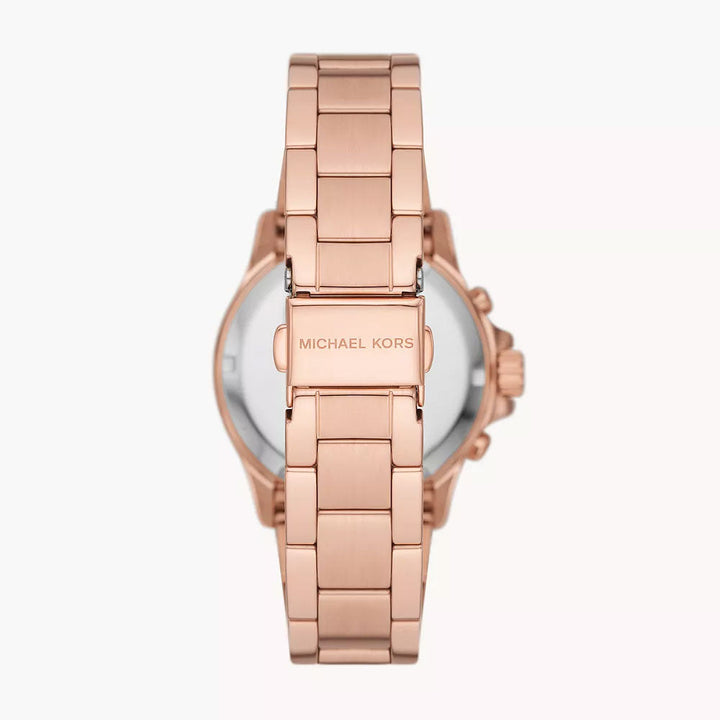 Michael Kors Everest Chronograph Rose Gold-Tone Stainless Steel Women&