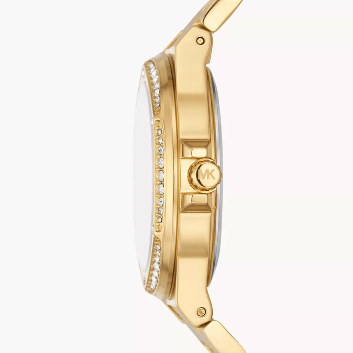 Michael Kors Lennox Three-Hand Gold-Tone Stainless Steel Women&