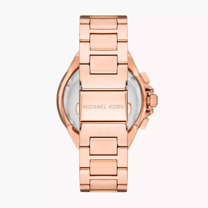 Michael Kors Camille Chronograph Rose Gold-Tone Stainless Steel Women&