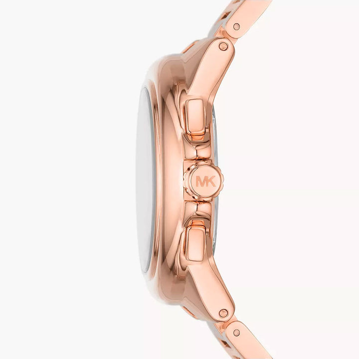 Michael Kors Camille Chronograph Rose Gold-Tone Stainless Steel Women&