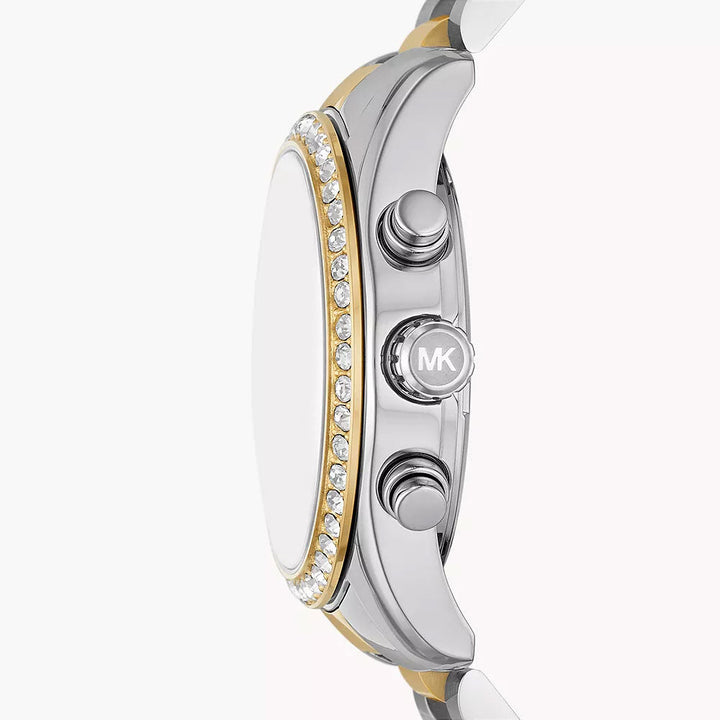 Michael Kors Lexington Chronograph Two-Tone Stainless Steel Women&