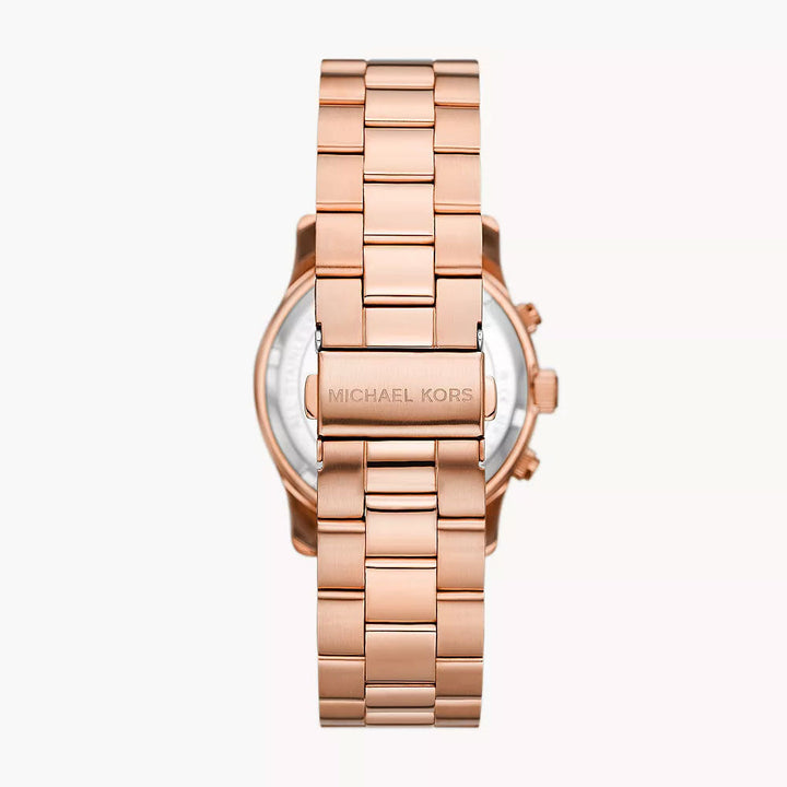 Michael Kors Runway Rose Gold Stainless Steel Women&