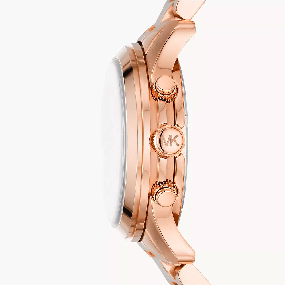 Michael Kors Runway Rose Gold Stainless Steel Women&