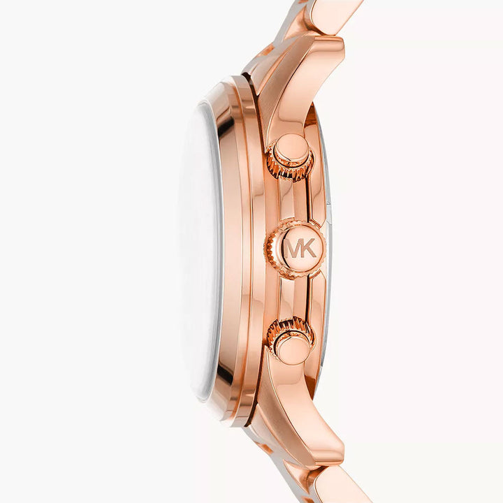 Michael Kors Runway Rose Gold Stainless Steel Women&