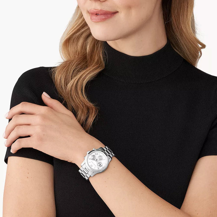Michael Kors Runway Silver Stainless Steel Women's Watch - MK7325