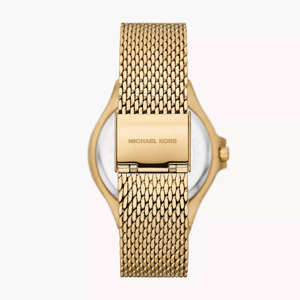 Michael Kors Lennox Gold Stainless Steel Women&