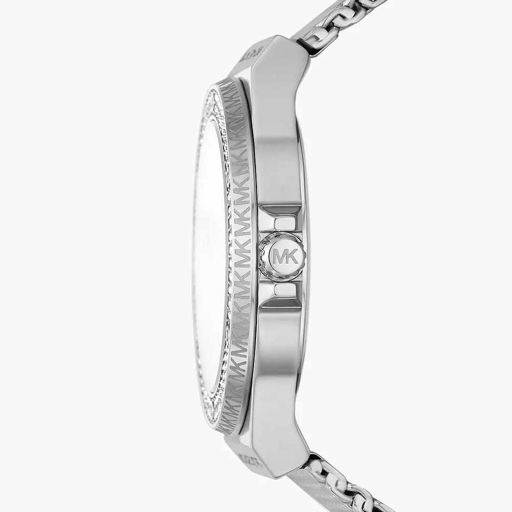Michael Kors Lennox Silver Stainless Steel Women&
