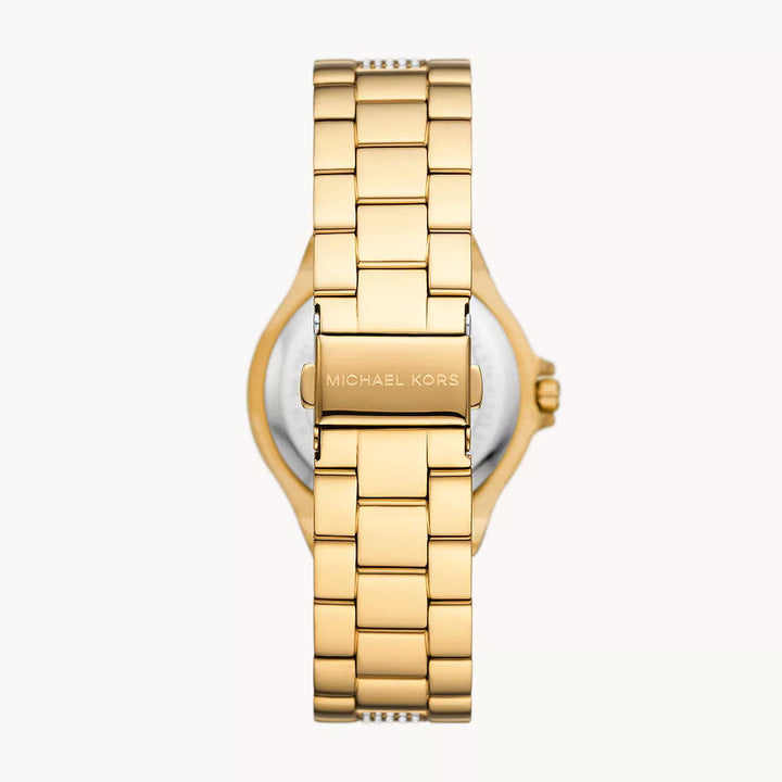 Michael Kors Lennox Three-Hand Gold-Tone Stainless Steel Women&