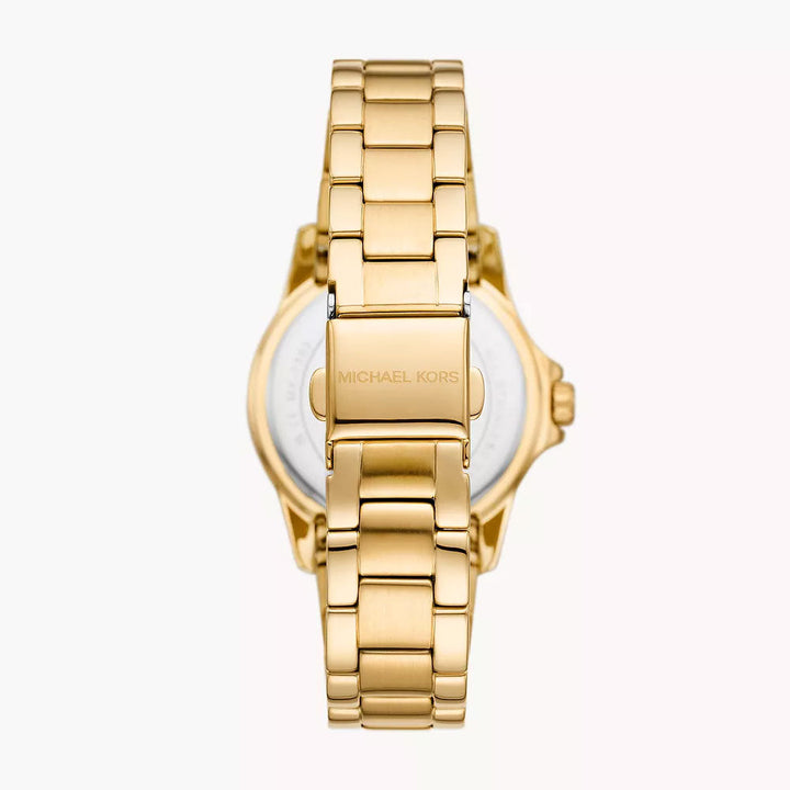 Michael Kors Everest Three-Hand Gold-Tone Stainless Steel Women&